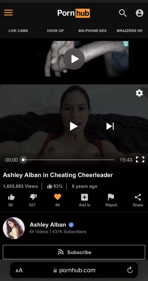 Ashley Mentions Big Cock?