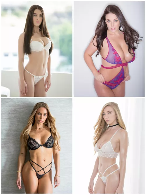 Babes of Blacked Tournament Quarterfinals: Pick 2 pornstars for semifinals - Part 1: [Lana Rhoades] vs [Angela White] vs [Nicole Aniston] vs [Kendra Sunderland]