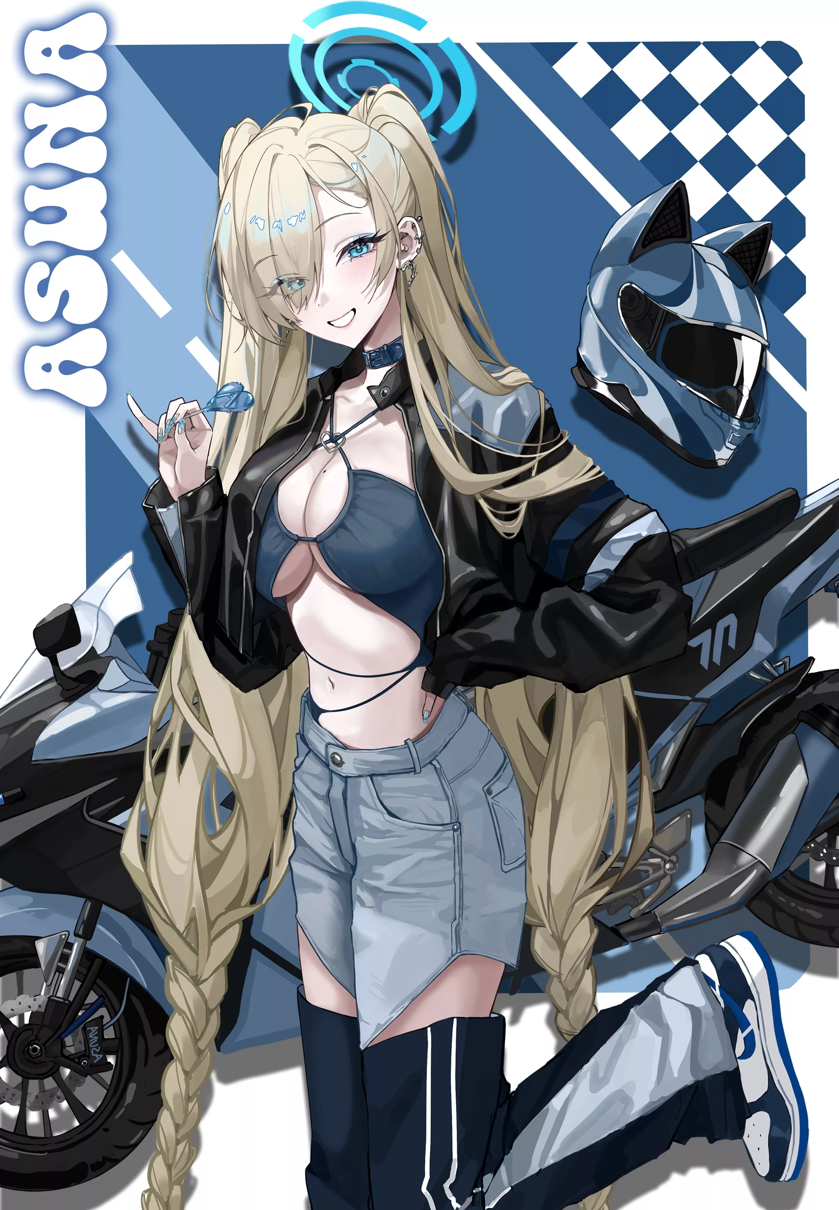 Biker Asuna [Blue Archive]
