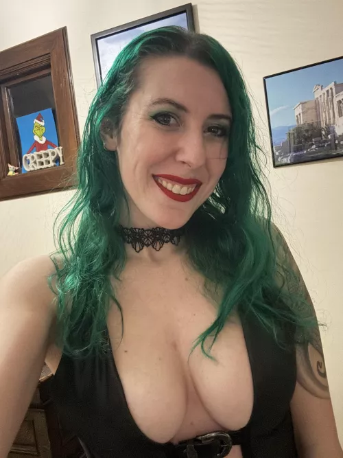 Busty smiles
