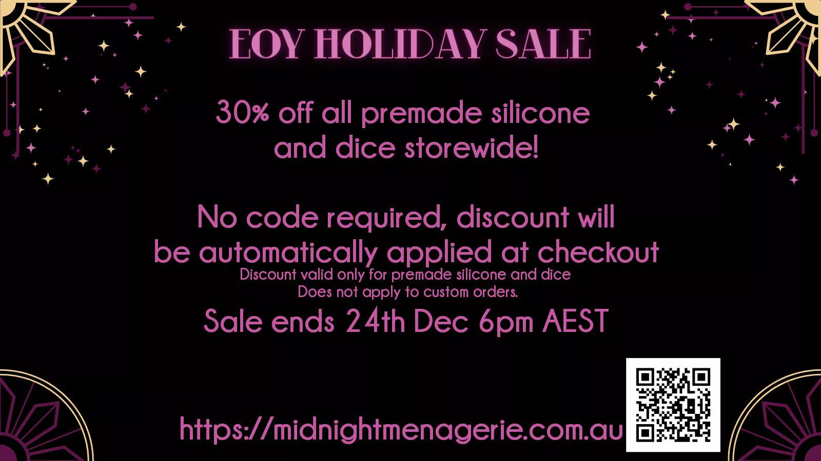 End-of-Year Holidaytime sale!