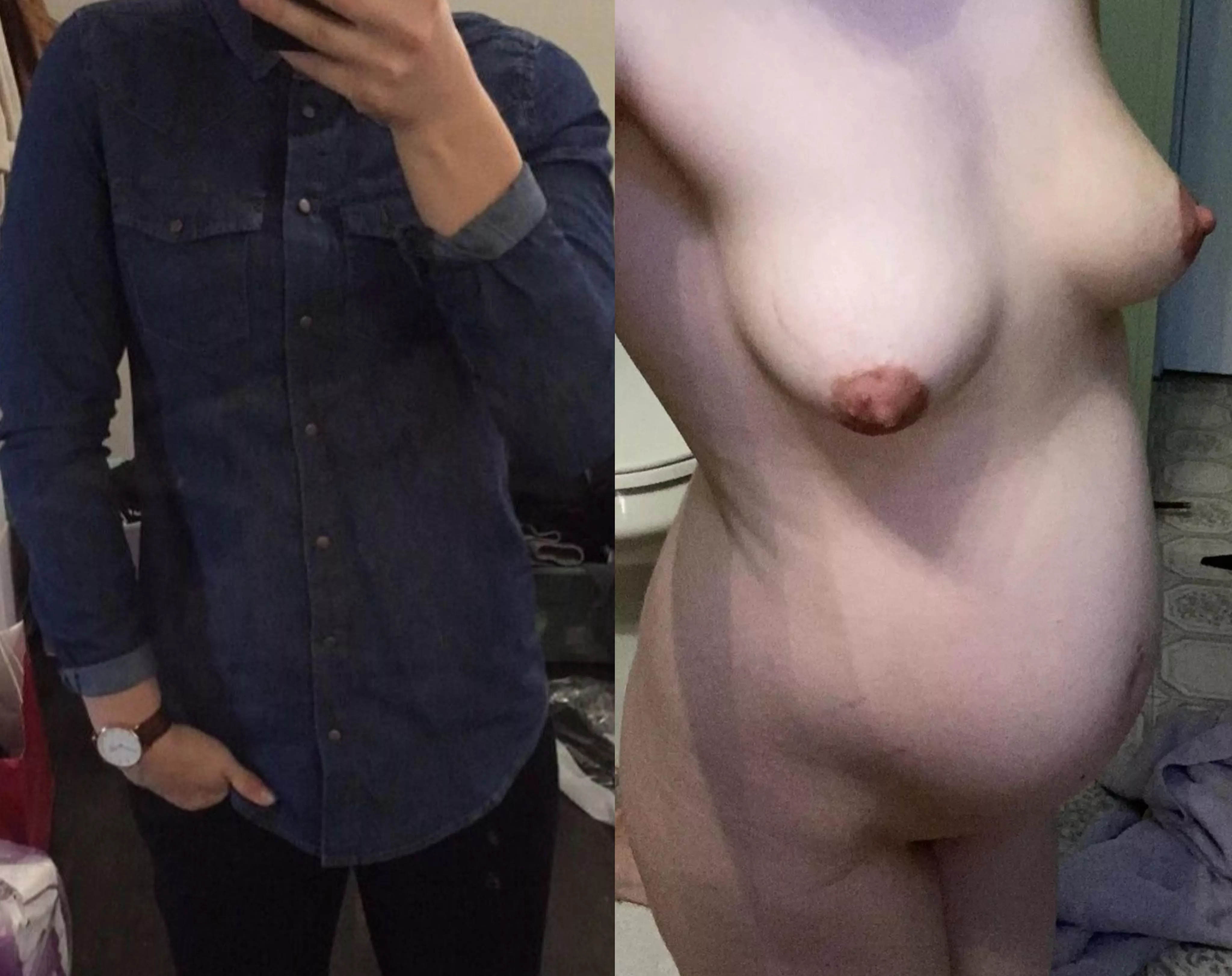 Flat chested tomboy to breeding stock