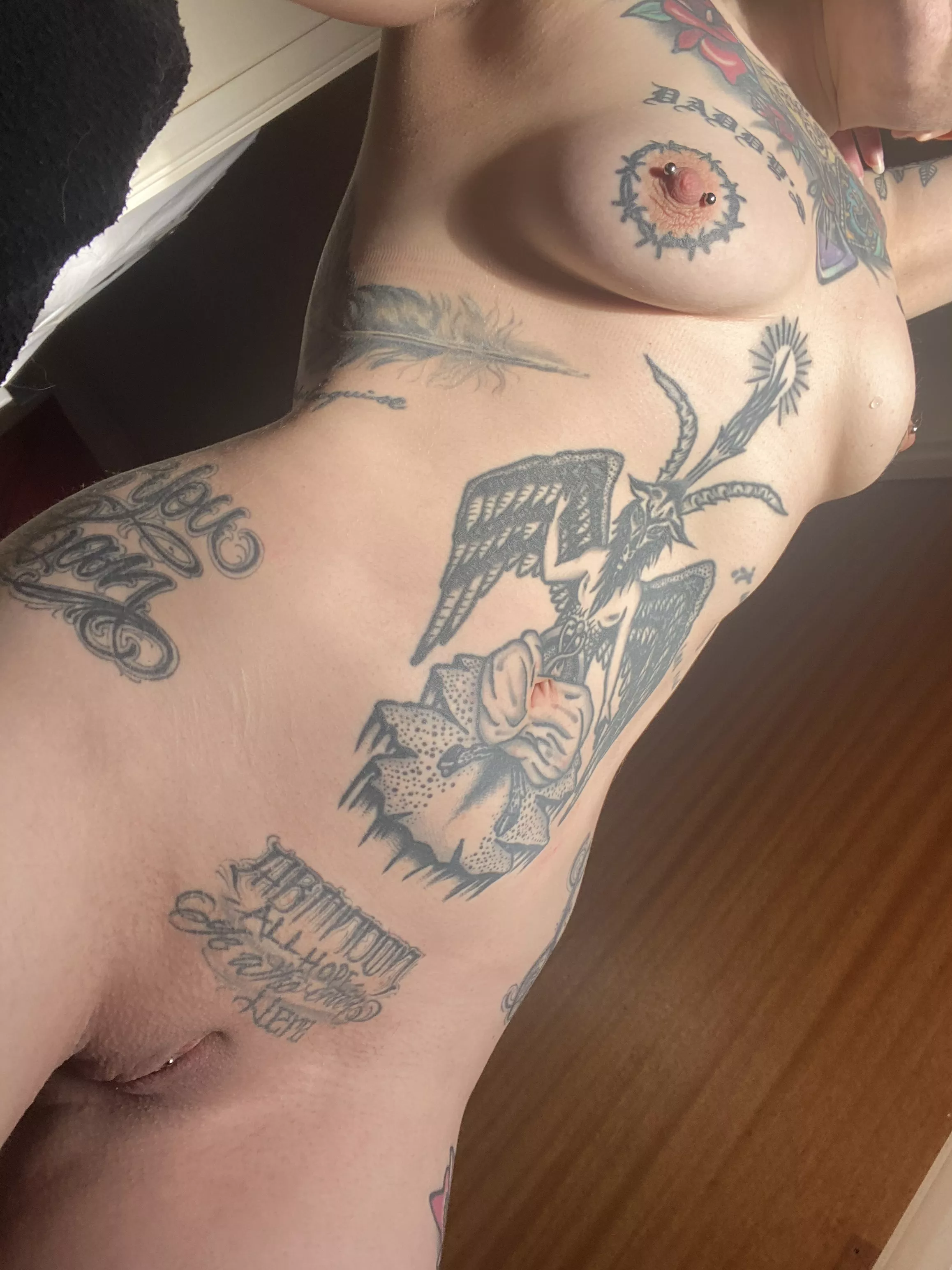 Freshly shaved for you, out of the shower