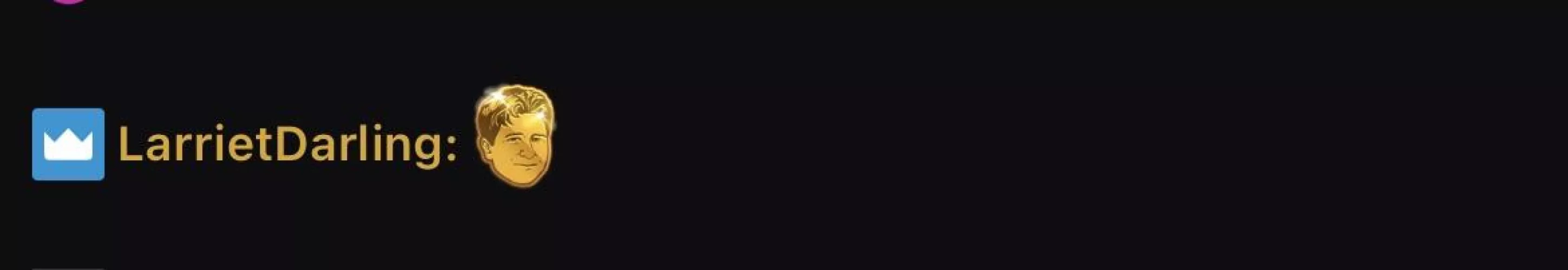 Golden Kappa spotted in Ludwig's chat