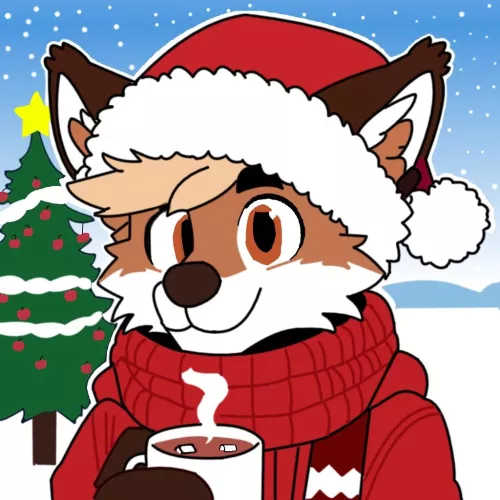 Here is Christmas fox