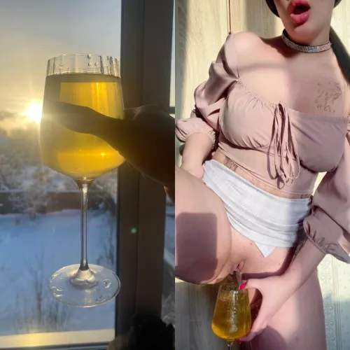 I filled this glass for you