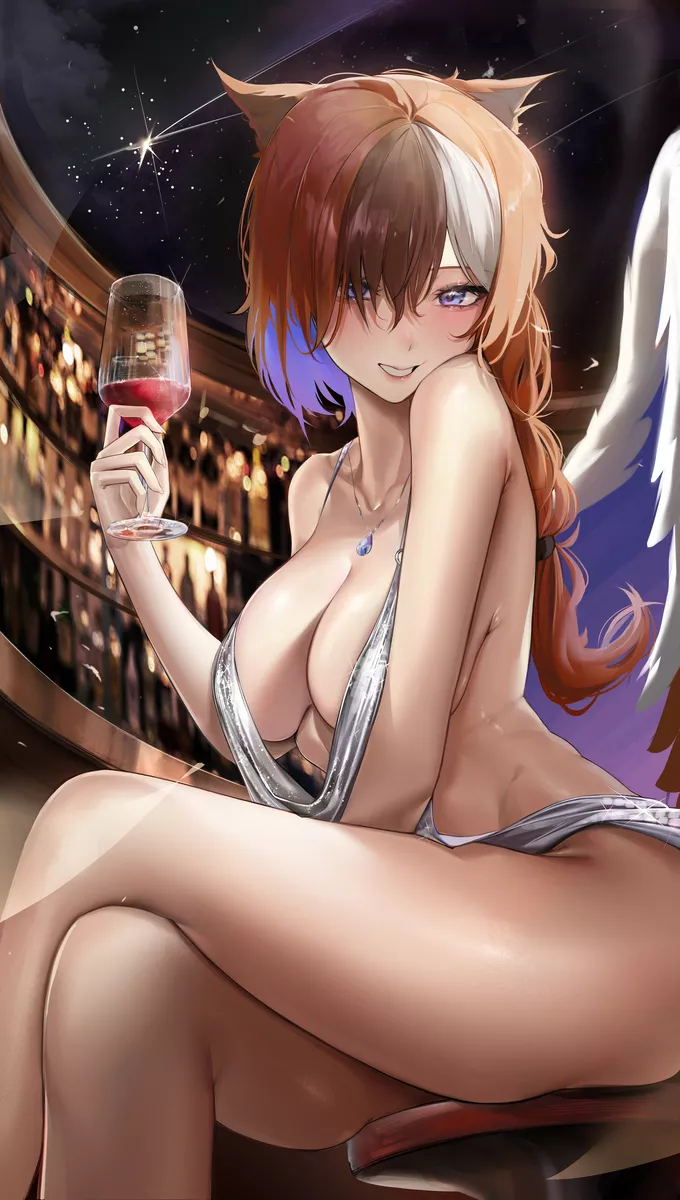 In a bar [Artist's Original]