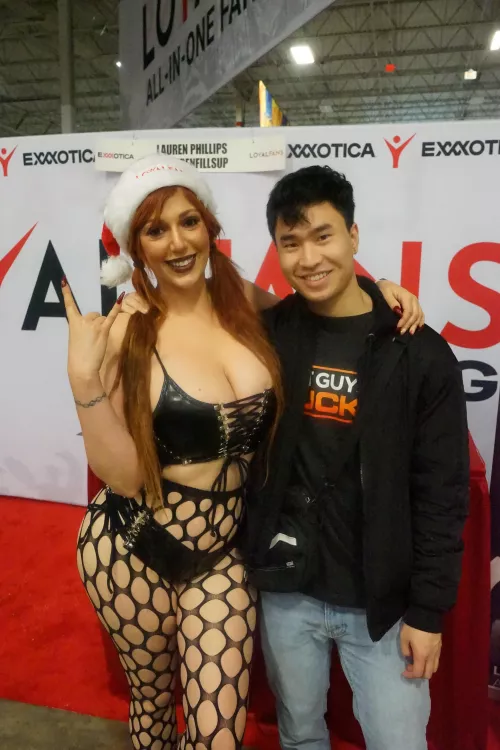 Lauren Phillips meets a fan