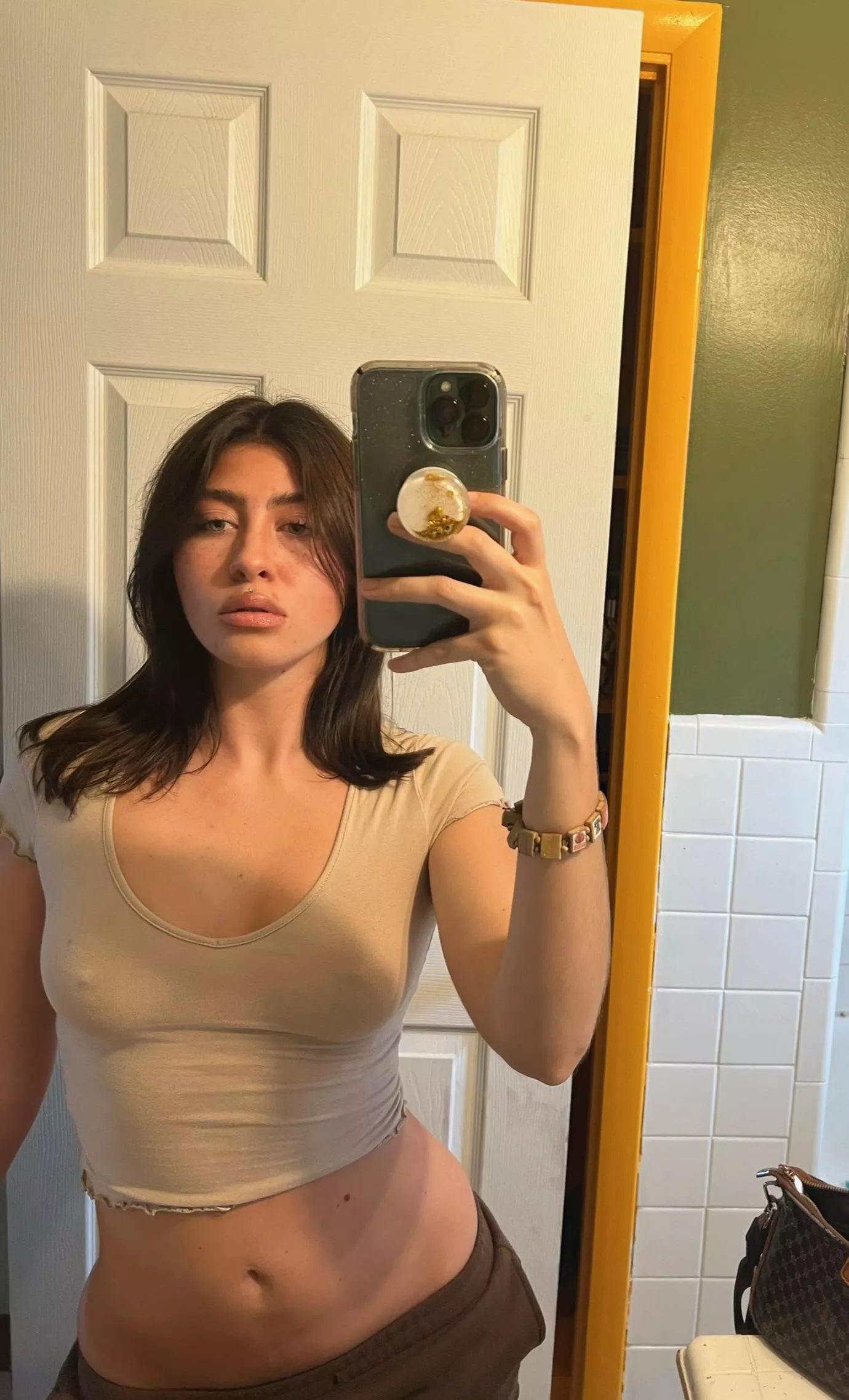 Let me know if my face and flat chest made you smile