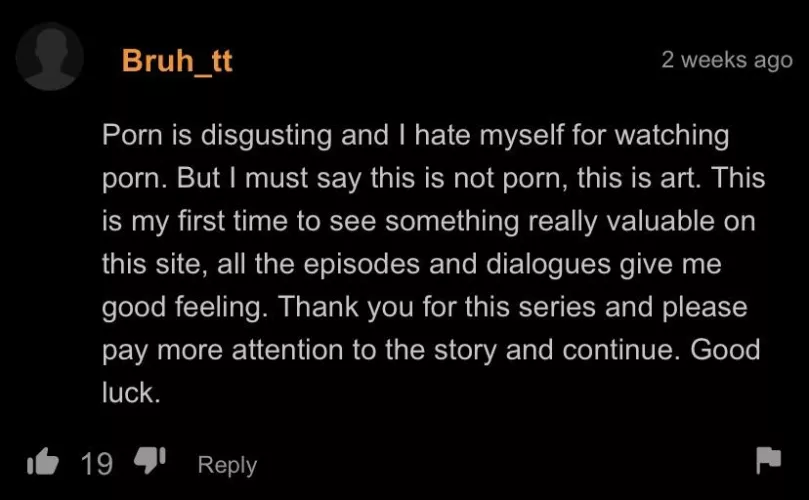 My guy had some crazy post nut clarity