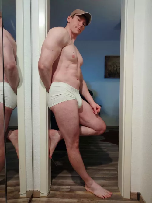 Outline in the doorway