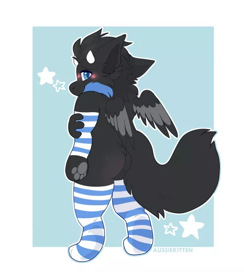 [Q] Oh! Hello there~ 🩵 | YCH for RealGlenMerlin !