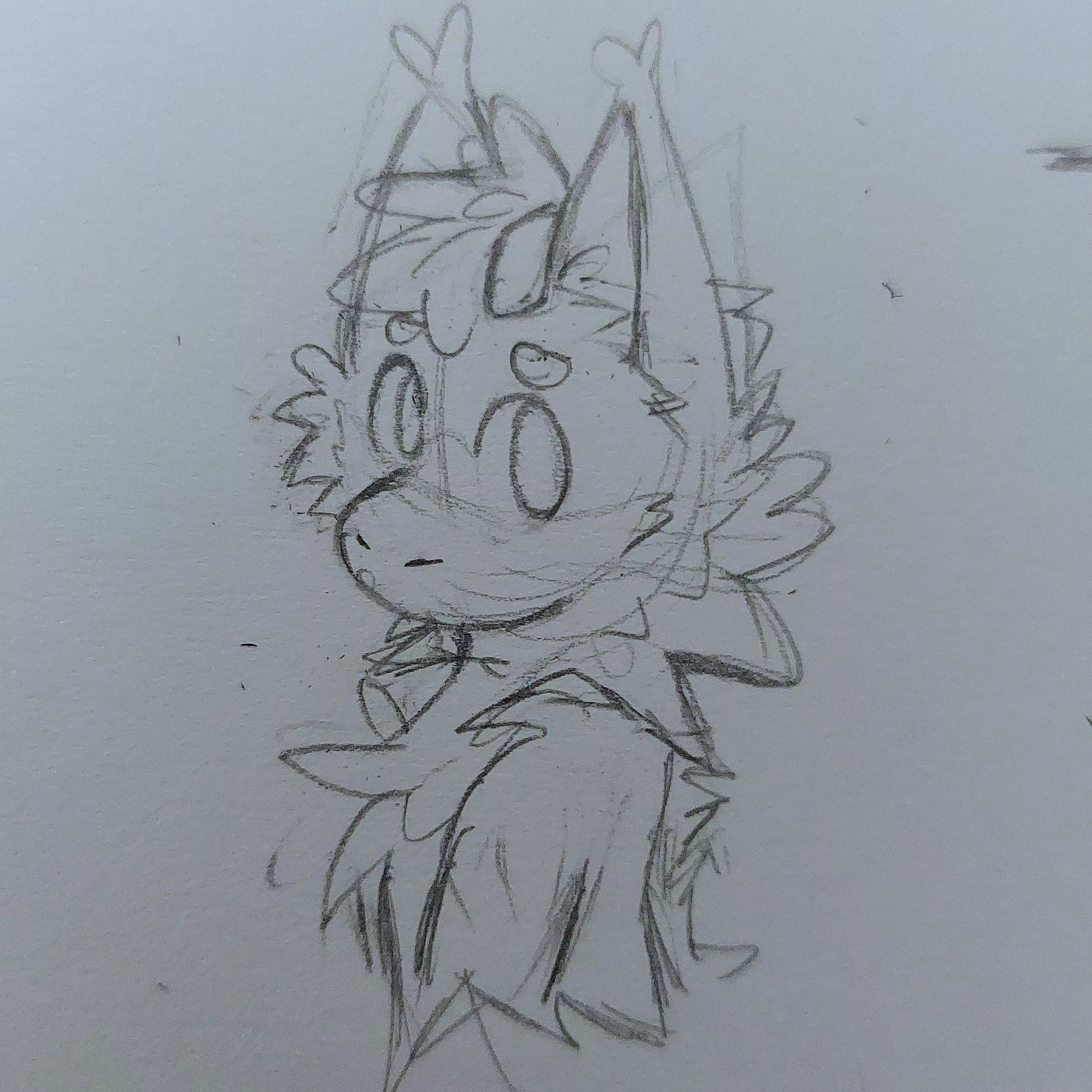 sketch of my sona :DD (art by me)