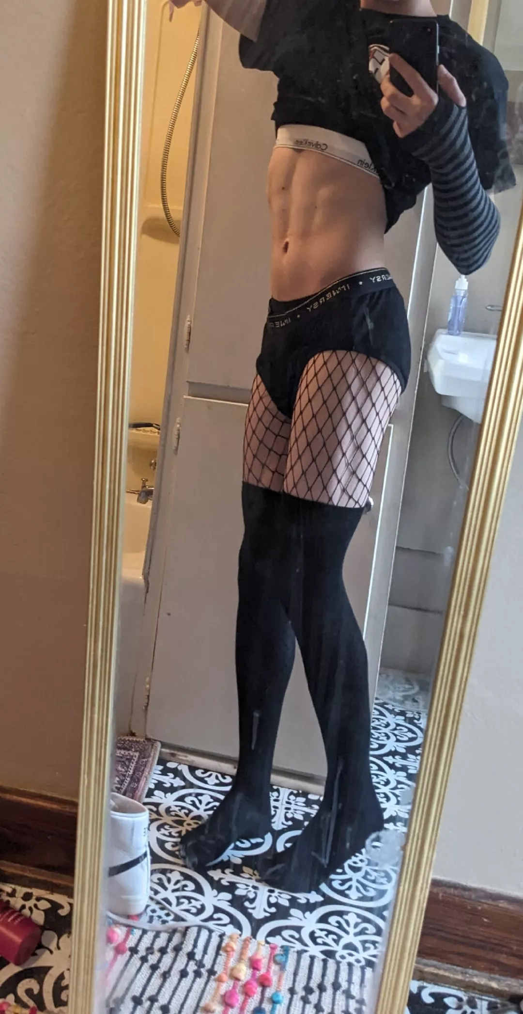 Skinny boy problems all abs no a$$