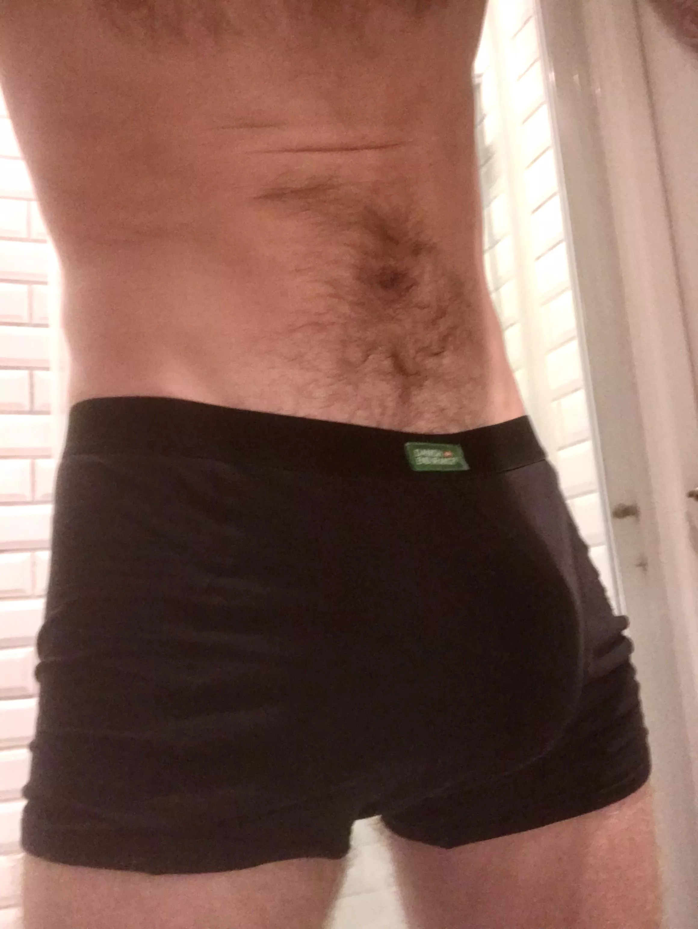 so difficult to take a good photo of the bulge today… maybe I should just remove my underwear..