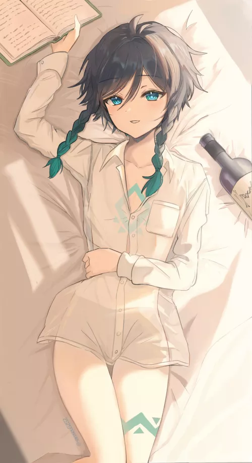 Stop reading and come to bed