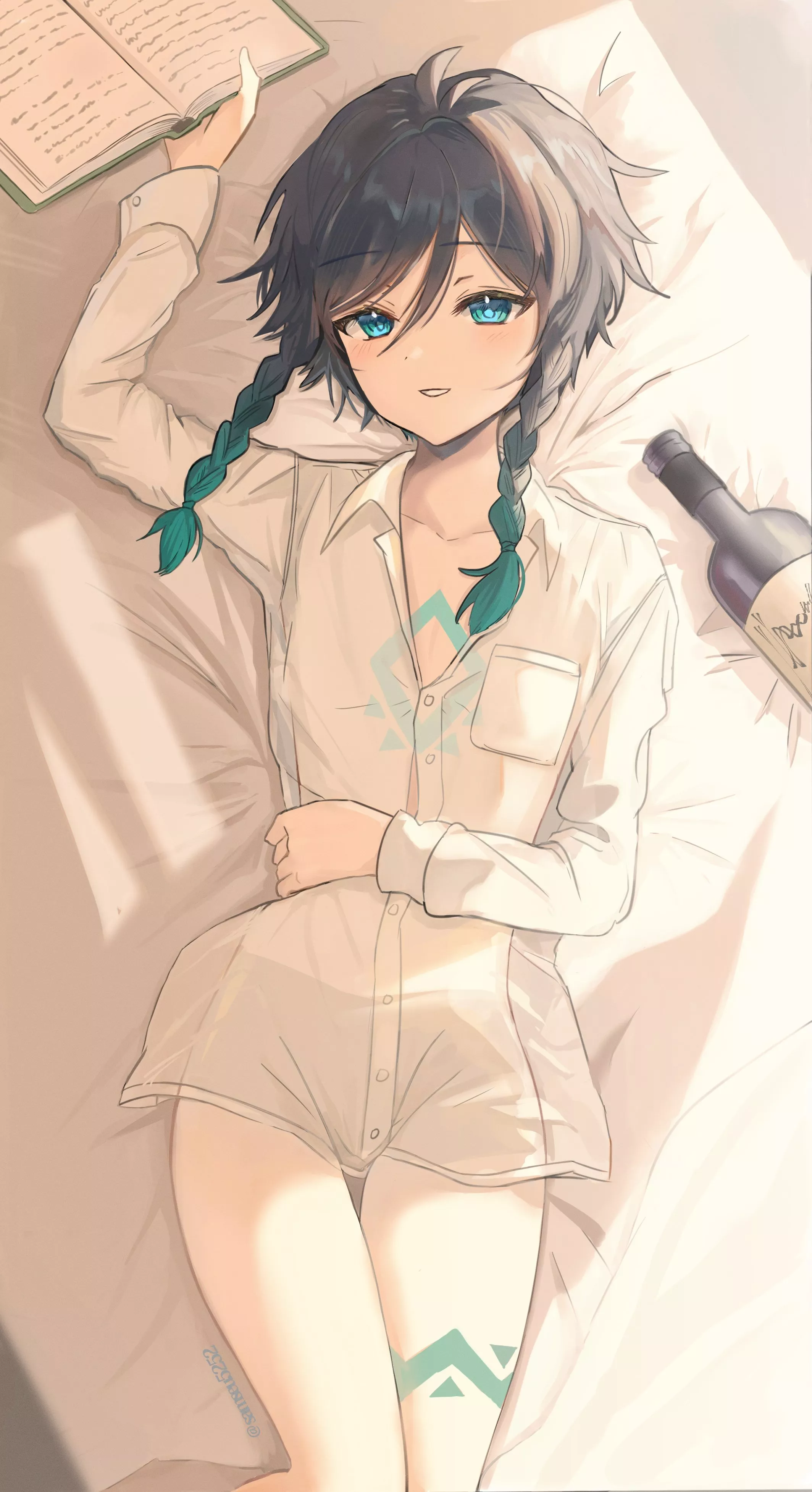 Stop reading and come to bed