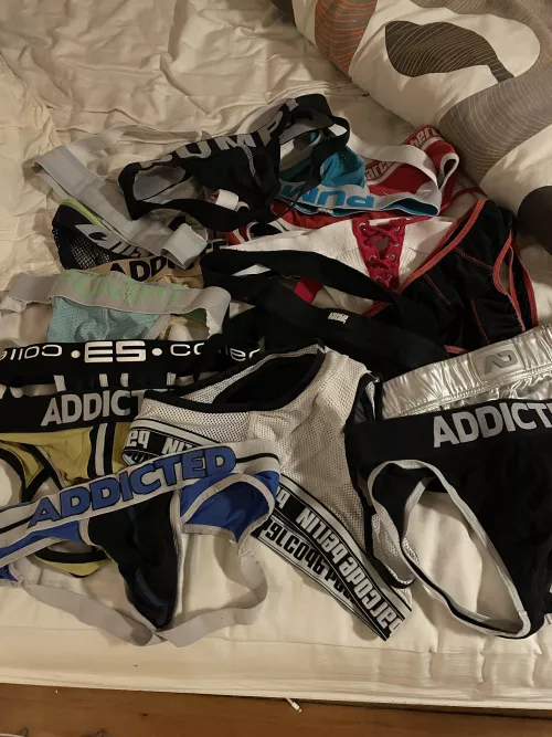 Tons of jockstraps that are too small