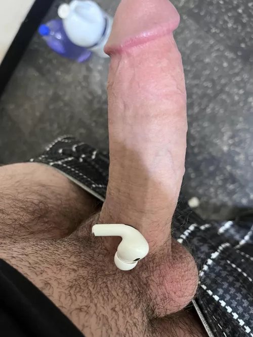 Weird place to set ur airpod