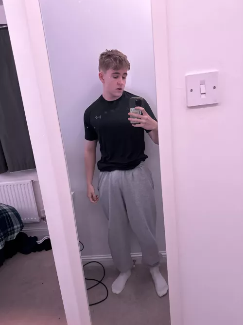 18 just back from the gym