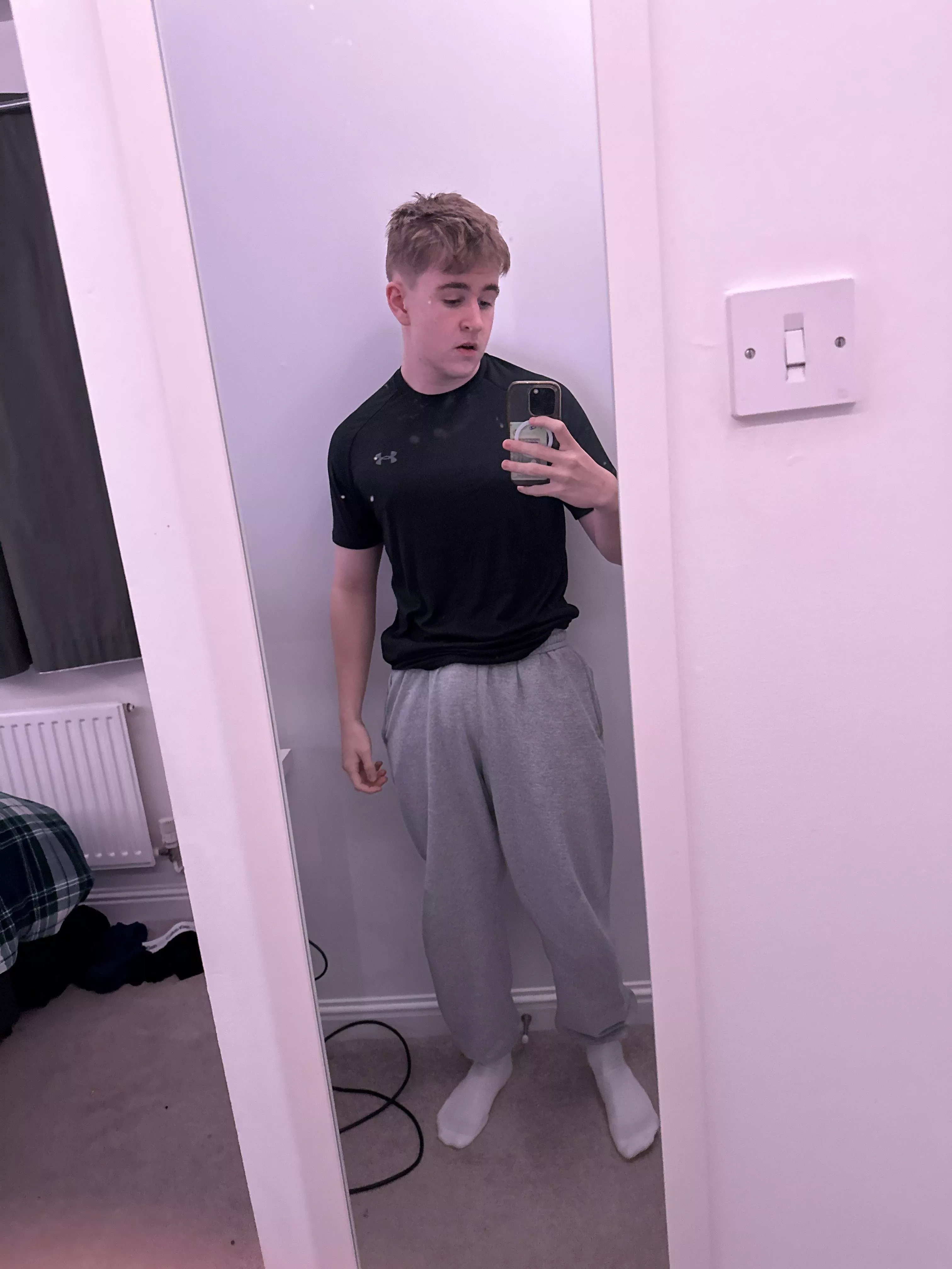 18 just back from the gym