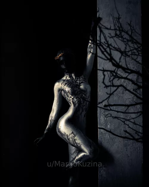 Acrylic bodypaint by Theabstracter on me