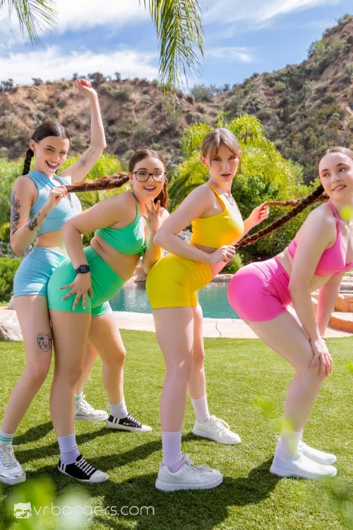 Angel Windell, Leana Lovings, Melody Marks, & Hazel Moore