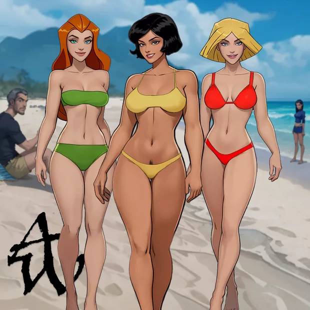 [Artwork] by (Abel_Waters) Totally soaking up the sun.