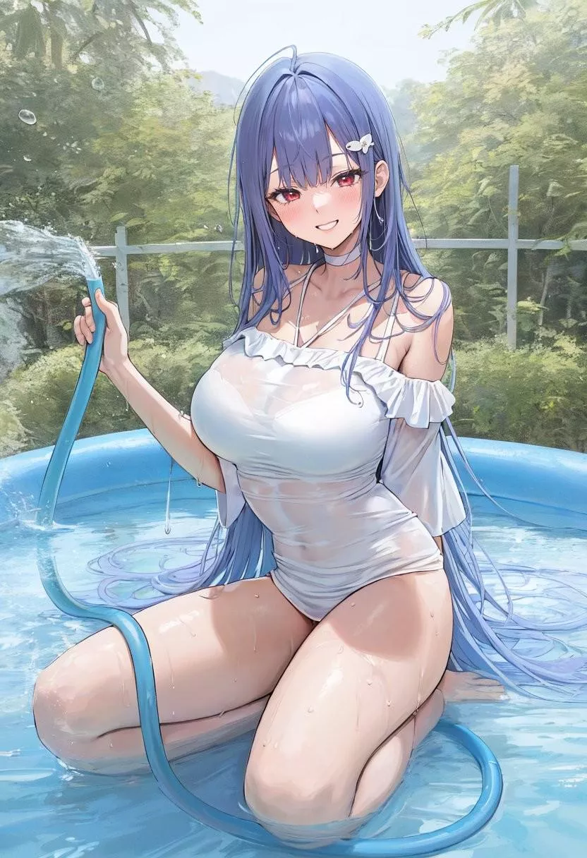 Backyard Soak in the Pool