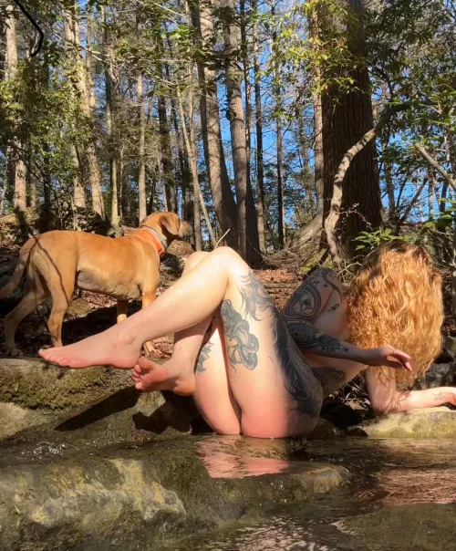 Becoming part of the water 💧