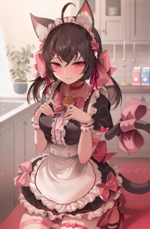 Cute maid kitty (zerocat)