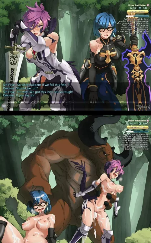 Daring Duo Downed, Overpowered, and Overstuffed (twobey)(FF14)