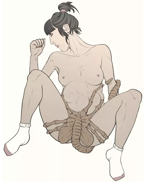 Different kind of pregnancy, art by arcanemortem