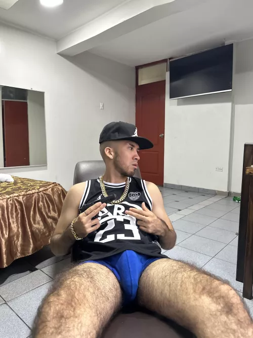 DO YOU LIKE MY BLUE BOXERS? GANGSTER THUG YOU KNOW