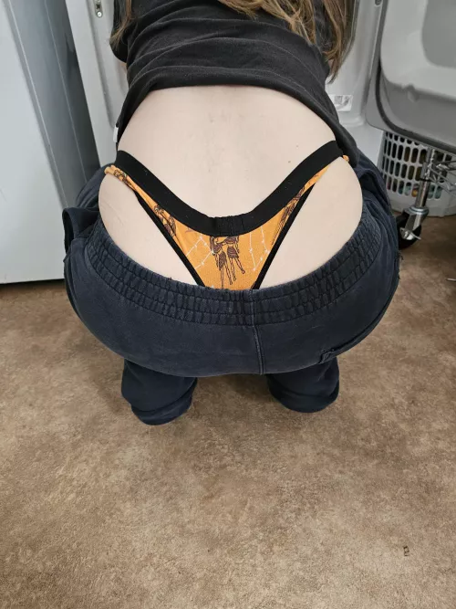 Doing my chores like a good girl