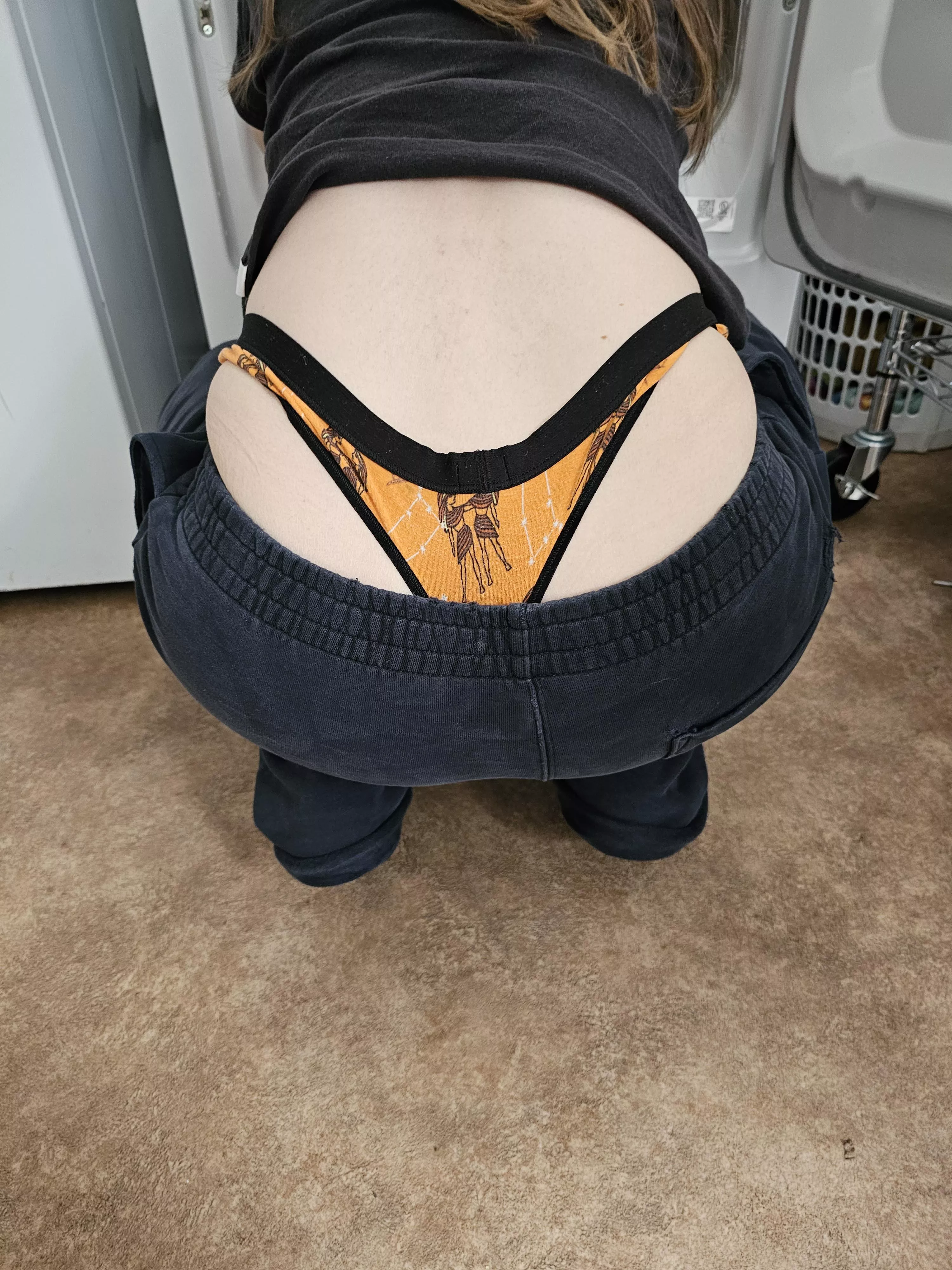 Doing my chores like a good girl