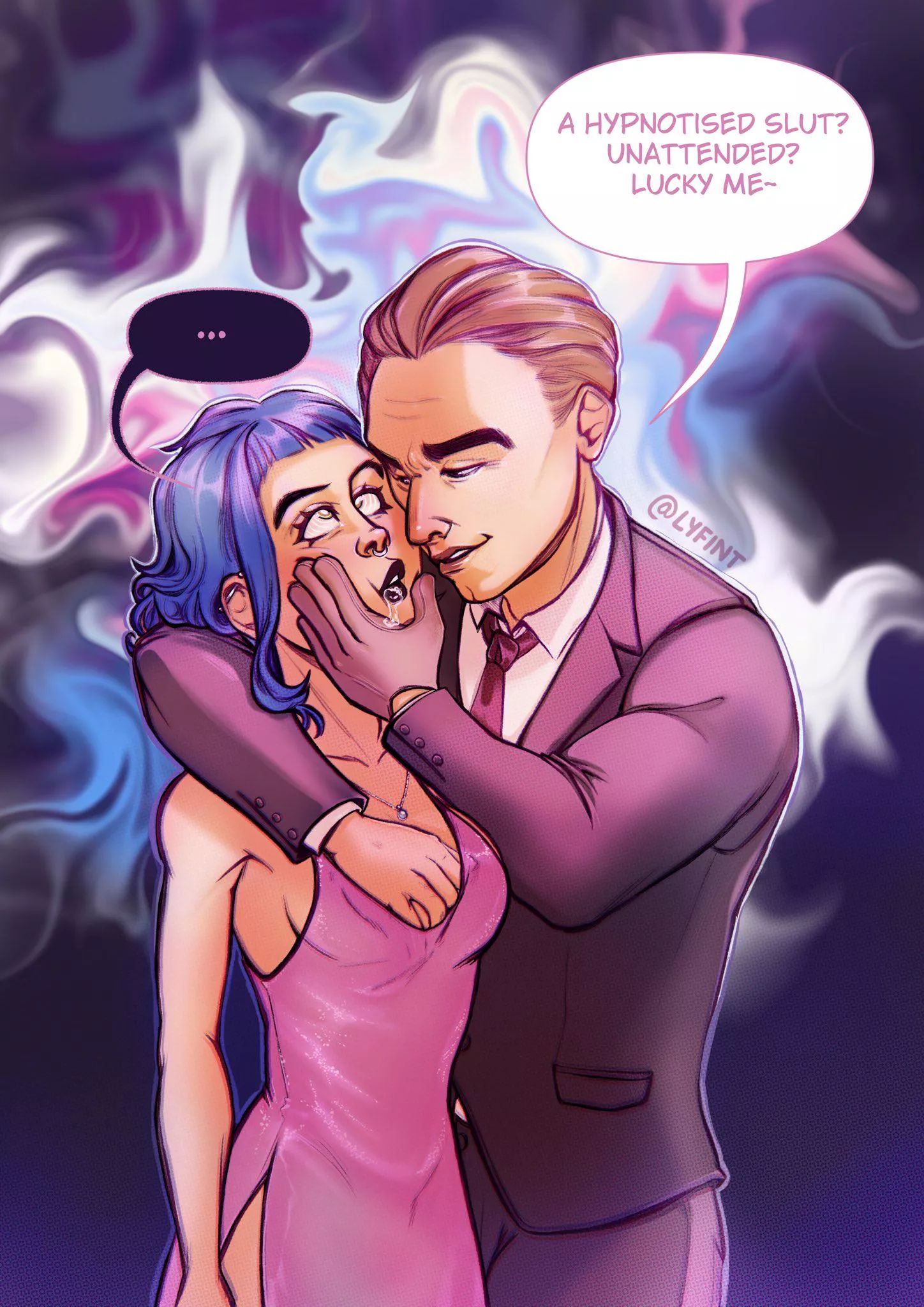 Glamorous party for rich and hypnotised! [OC] (Lyfint)