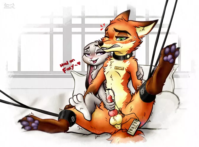 Hang on Foxy~ (nightfury2020)