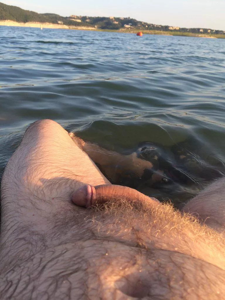 Hippy Hollow. Lake Travis, Austin TX.