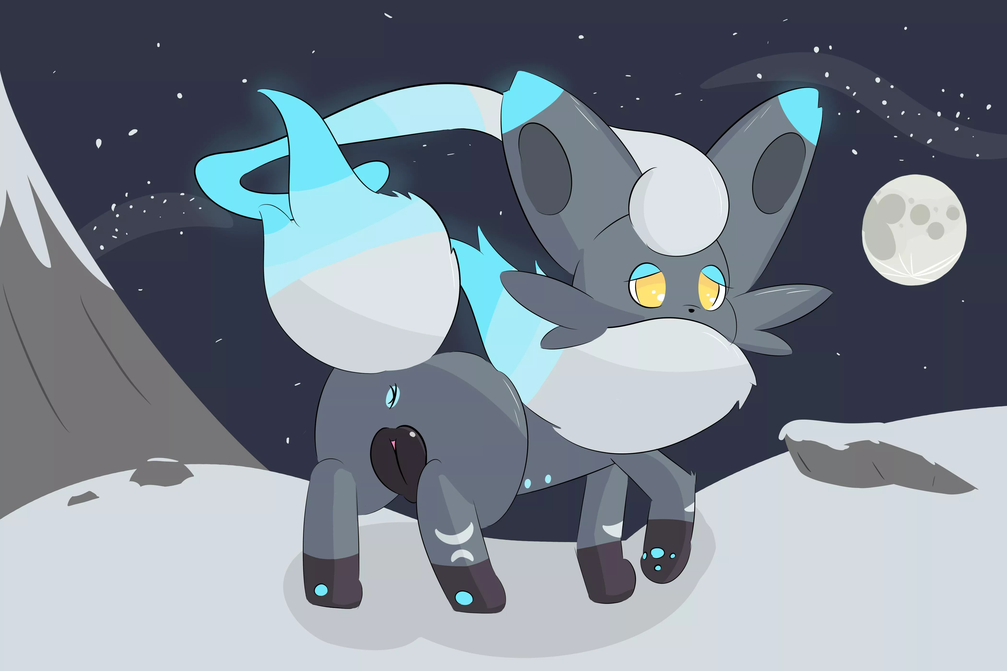 Hisuian Zorua by me (Rory_Arctic_fox) [F]