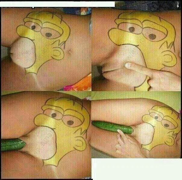 Homer like some cucumber