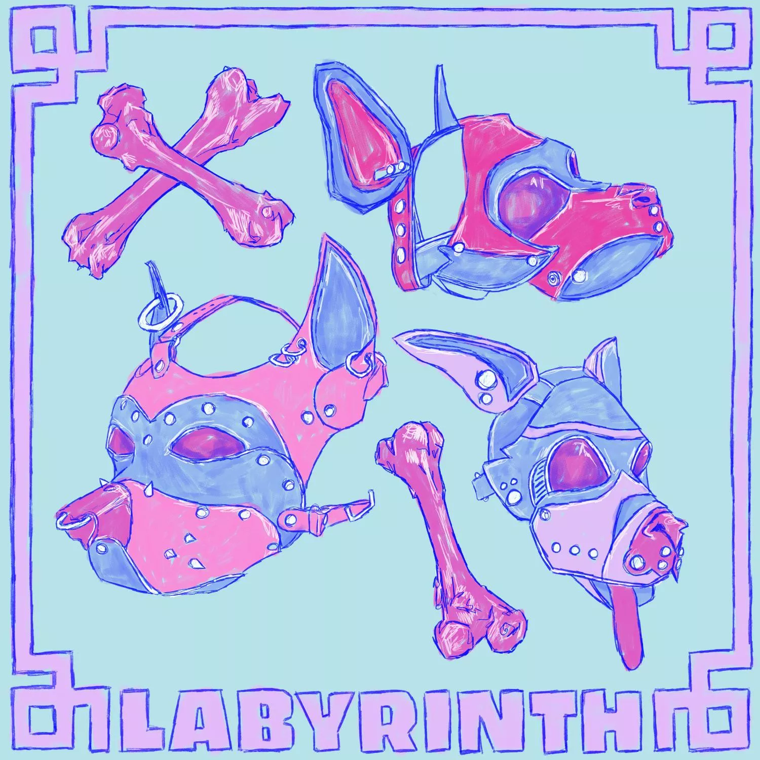 I organised a pet play event and commissioned this artwork: hope you like it!