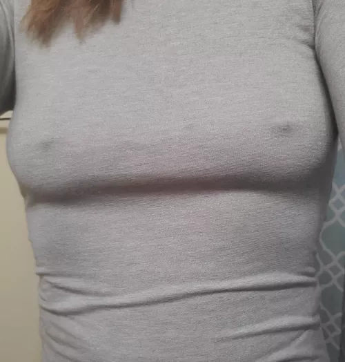 It's cold outside, but who needs a bra