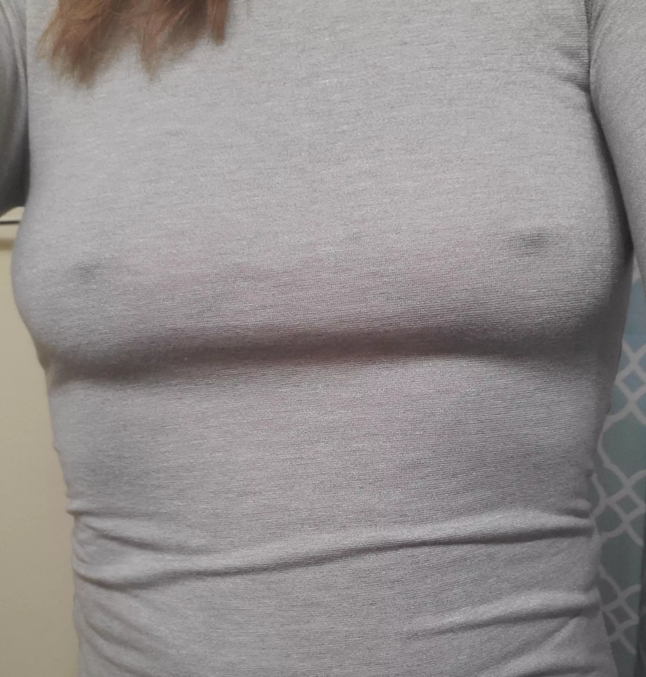 It's cold outside, but who needs a bra