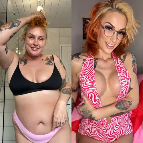 Just got a quote for my next surgery. Lots of work to be done but proud of my journey so far (3 years difference between pics)