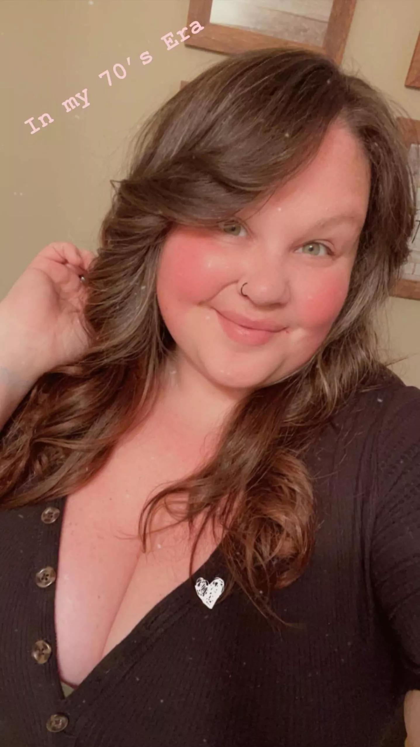 Just got my hair done. Feeling that 70s vibe