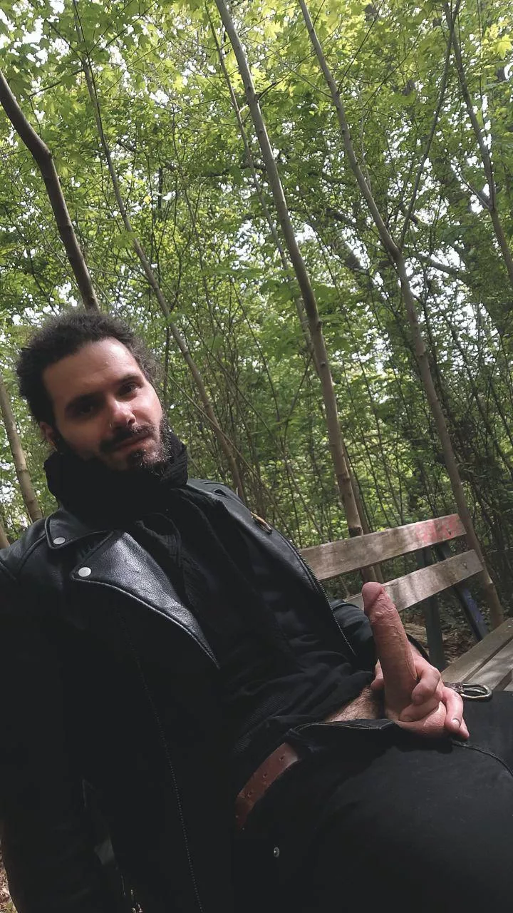 just hanging out in the park, want to take a seat?