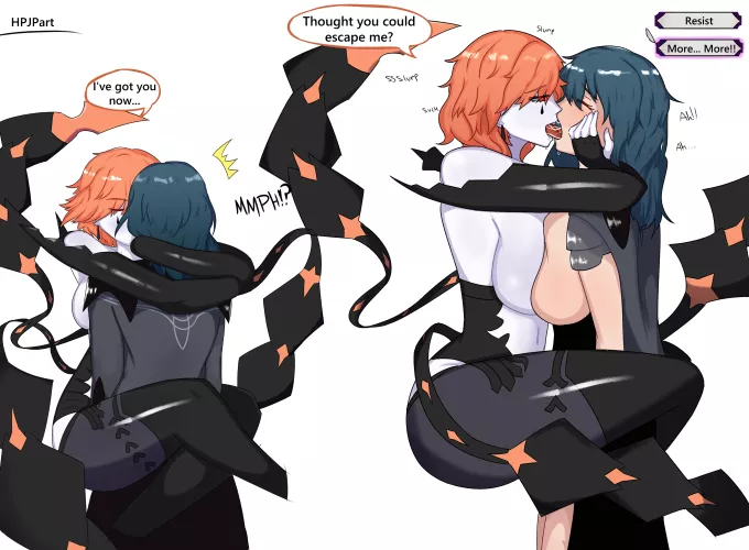 Kronya catches Byleth (OC)