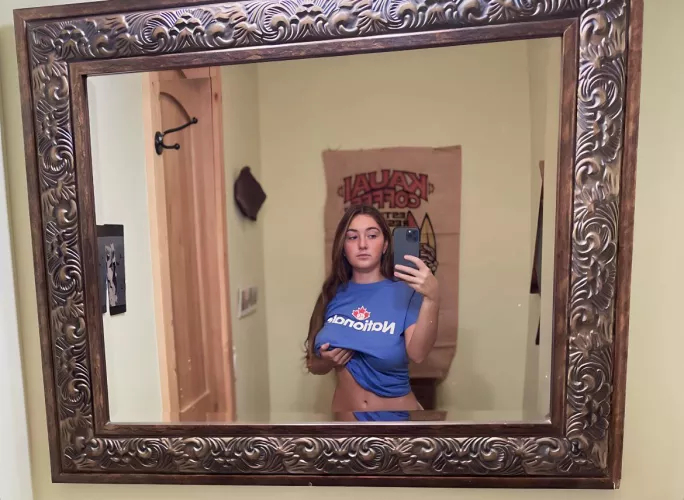 Letting them hang loose.