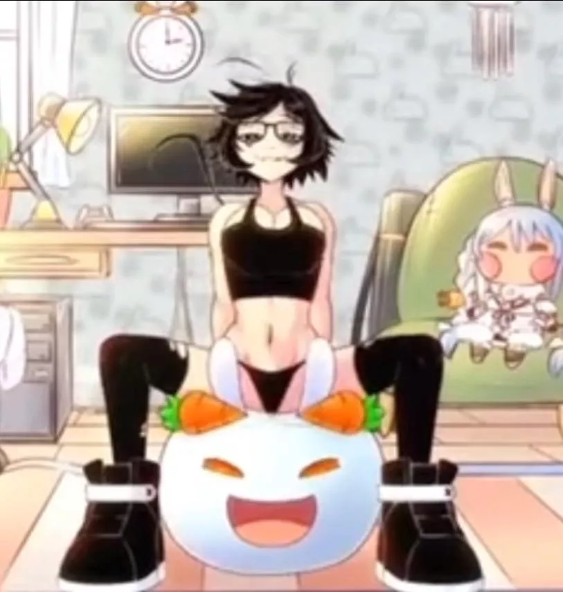 LF color source 1girl, black bra, black panties, black leggings, black shoes, bouncing, bunny pillow, bedroom LF color source 1girl, black bra, black panties, black leggings, black shoes, bouncing, bunny pillow, bedroom